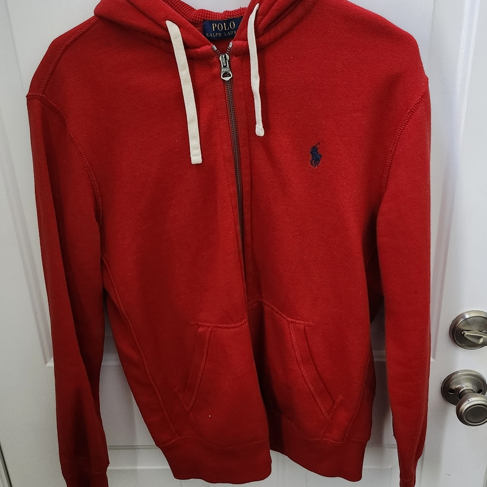 Polo by Ralph Lauren Red Men's Hoodie Sweater